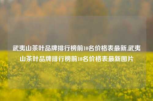 武夷山茶叶品牌排行榜前10名价格表最新,武夷山茶叶品牌排行榜前10名价格表最新图片