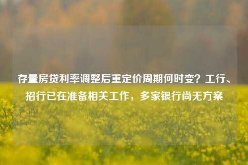 存量房贷利率调整后重定价周期何时变？工行、招行已在准备相关工作，多家银行尚无方案  第1张