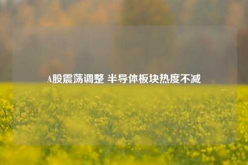 A股震荡调整 半导体板块热度不减