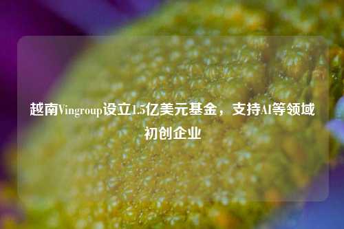 越南Vingroup设立1.5亿美元基金，支持AI等领域初创企业