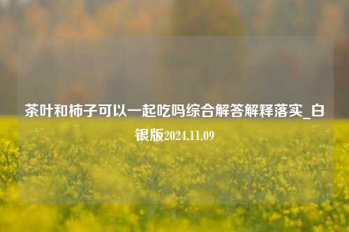 茶叶和柿子可以一起吃吗综合解答解释落实_白银版2024.11.09  第1张