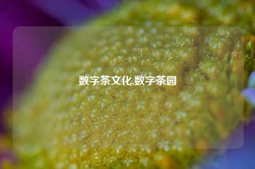 数字茶文化,数字茶园