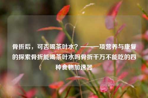 骨折后，可否喝茶叶水？——一项营养与康复的探索骨折能喝茶叶水吗骨折千万不能吃的四种食物加速器