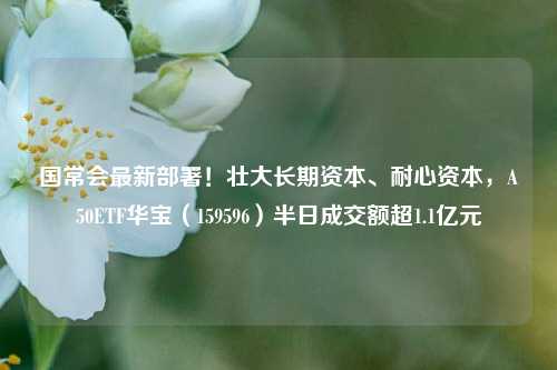 国常会最新部署！壮大长期资本、耐心资本，A50ETF华宝（159596）半日成交额超1.1亿元